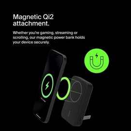Зображення 3 Універсальна мобільна батарея Belkin 10000мАч Qi2 (BPD008BTBK)