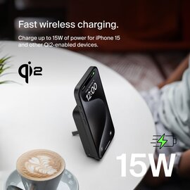 Зображення 5 Універсальна мобільна батарея Belkin 10000мАч Qi2 (BPD008BTBK)