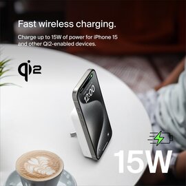 Зображення 6 Батарея мобільна Belkin 8000мАч Qi2 (BPD007BTWH)