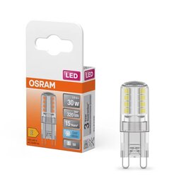 Зображення 2 LED лампочка Osram LED PIN30 2,6W/840 230V CL G9 10х1 (4058075432369) на