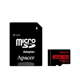 Зображення  Карта пам`яті Apacer microSDHC UHS-I Class10 32GB (AP32GMCSH10UB-R)