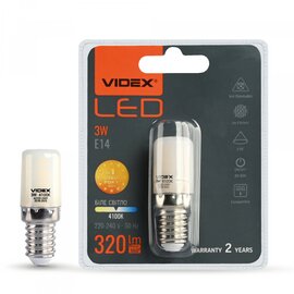 Зображення  Світлодіодна лампочка Videx ST25e 3W E14 4100K (VL-ST25e-03144) з цоколем E 14