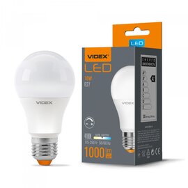 Зображення  Світлодіодна лампочка Videx A60eD 10W E27 4100K Dimmer (VL-A60eD-10274) з цоколем Е 27