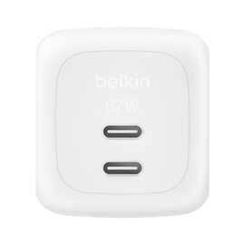 Зображення 2 Зарядний пристрій Belkin 67W GaN 2хUSB-С (WCH020KQWH)