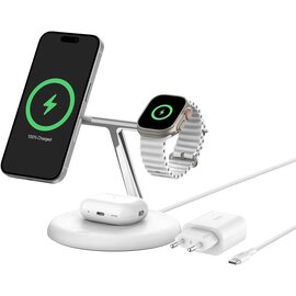 Зображення 3 Зарядний пристрій Belkin Magnetic Adjustable Pad Qi2 (WIZ023VFWH)