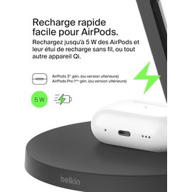 Зображення 5 Зарядний пристрій Belkin Magnetic Pad Qi2 (WIZ032KQBK)