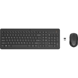 Зображення  Комплект мишка + клавіатура HP 330 Combo Set Wireless UA Black (2V9E6AA)