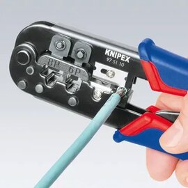 Изображение 2 Инструмент обжимной Knipex Western 190мм (97-51-10-SB)