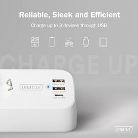Изображение 4 Сетевой фильтр Digitus 3 р 1.5м White (DA-70626)