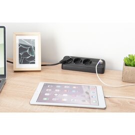 Изображение 6 Сетевой фильтр Digitus 3 р, 1.5м Black (DA-70625)