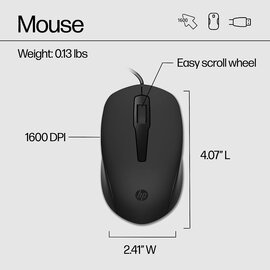 Зображення 6 Комплект мишка + клавіатура HP 150 Combo (240J7AA)