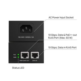Зображення 2 PoE інжектор TP-Link Omada POE370S