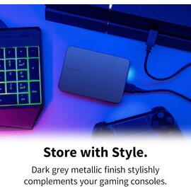 Зображення 5 Вінчестер Toshiba Canvio Gaming 2TB  2.5 USB 3.2 Dark Grey (HDTX220EK3AA)
