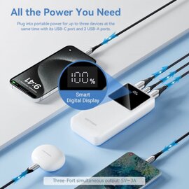 Зображення 3 Повербанк Vention 20000 mAh 22.5W Black (FHLB0)
