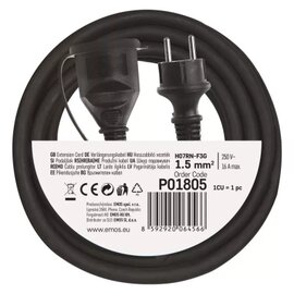 Изображение 4 Сетевой фильтр Emos P01805 1 розеток