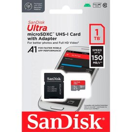 Зображення 5 Карта пам`яті SanDisk MicroSDXC 1TB Class 10 + SD-adapter (SDSQUAC-1T00-GN6MA)