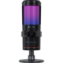 Изображение  Микрофон Defender Impulse GMC 400 USB Black (64240) Для стриминга