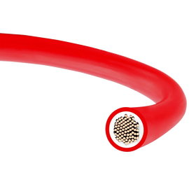 Зображення  Кабель для сонячних панелей NKK H1Z2Z2-K 6mm2 100м Red, Колір кабелю: червоний