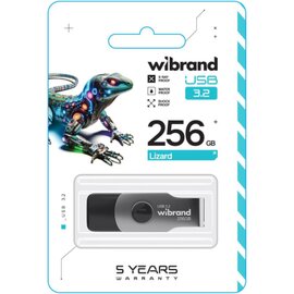 Изображение 3 Накопитель USB Wibrand Lizard 256GB USB 3.2 Black (WI3.2/LI256P9B)