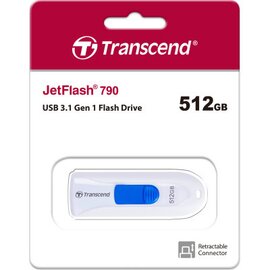 Изображение 5 Накопитель USB Transcend 512GB JetFlash 790 White USB 3.1 (TS512GJF790W)