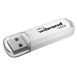 Изображение  Накопитель USB Wibrand Marten 128GB USB 3.2 Gen 1 White (WI3.2/MA128P10W)