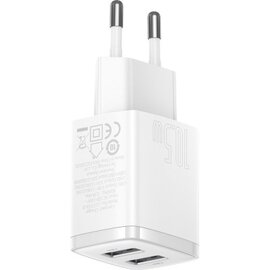 Зображення 3 Зарядний пристрій Baseus Compact Charger 2U White (CCXJ010202)