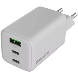 Зображення 4 Зарядний пристрій Canyon CU65ACC GaN 65W 2xPD 1xQC EU White (CNS-CUW65ACC)
