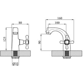Зображення 5 Змішувач Agua Toledo-C090 (CV012075)