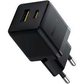 Зображення  Зарядний пристрій Baseus Palm Fast Charger C+U 20W black (P10111608113-00)