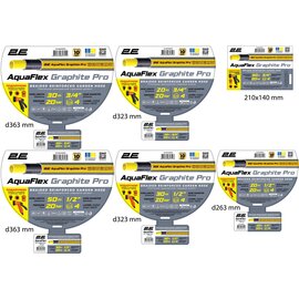 Зображення 2 Шланг садовий 2E AquaFlex Graphite Pro 1/2" 20 м (2E-GHE12GEP20)