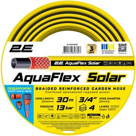 Зображення  Шланг садовий 2E AquaFlex Solar 3/4" 30 м (2E-GHE34SR30)