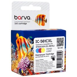 Зображення  Картридж для принтерів Barva Canon CL-561 XL (3730C001) 300 c, color (IC-561CXL)