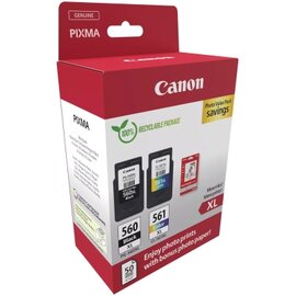 Изображение 2 Картридж для принтеров Canon PG-560/CL-561 XL BK+Color + Photo Paper, Value Pack (3712C008)