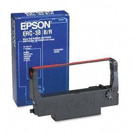 Изображение  Картридж для принтеров Epson ERC-38 Black/Red Ribbon Cassette (C43S015376)