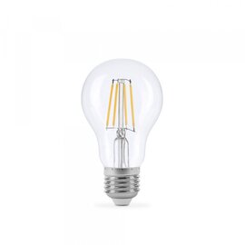 Зображення 2 LED лампочка Titanum Filament A60 7W E27 4100K (TLFA6007274) на