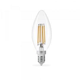 Зображення 2 Світлодіодна LED лампочка Titanum Filament C37 4W E14 4100K (TLFC3704144)