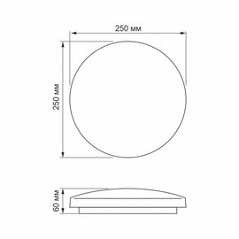 Изображение 3 Светодиодный LED светильник Titanum 18W 5000K Starry sky (TLCL-185S)