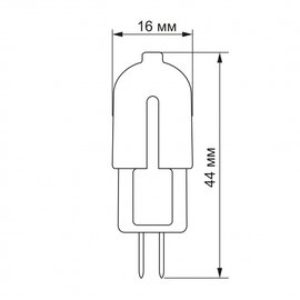 Зображення 3 LED лампочка Videx G4e 2W G4 4100K (VL-G4e-02224) на