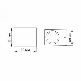 Зображення 4 LED світильник Videx AR011G IP54 GU10 (VL-AR011G) на 50W Max