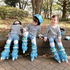 Зображення 4 Ролики для дітей Yvolution Twista Skates 30-34 Blue (YC01B4)