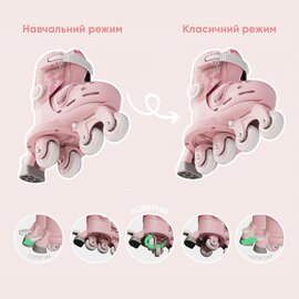 Зображення 5 Ролики для дітей Yvolution Twista Skates 24-28 Pink (YR25P4)