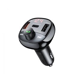 Зображення  Автомобільний FM-трансмітер Remax Lodi Series 2xUSB + Type-C 54.5W Black (RCC331)