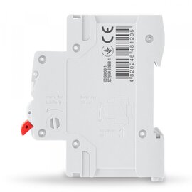Зображення 3 Автоматичний вимикач Videx RS4 Resist 2P 16А С 4,5кА (VF-RS4-AV2C16) 2п-полюсний