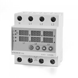 Зображення  Реле напруги Videx VF-RS-3RNT63