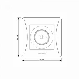 Зображення 5 Регулятор освітлення Videx Binera Black (VF-BNDM600-BG)