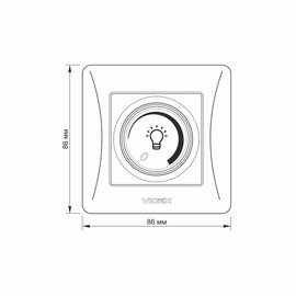 Зображення 5 Світлорегулятор Videx Binera White (VF-BNDML200-W)