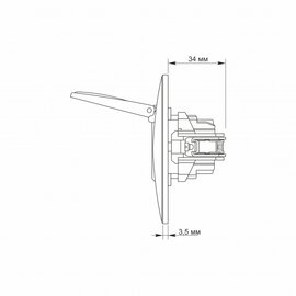 Зображення 5 Із заземленням Titanum Standart TF-ST-SK1GC-W +