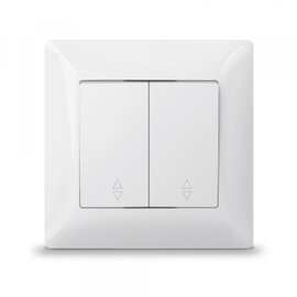 Зображення  Вимикач Titanum Standart White (TF-ST-SW2P-W) Вбудований монтажа
