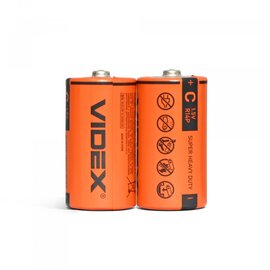 Изображение  Батарейка Videx R14P/C 2шт (21154)