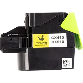 Изображение  Картридж для принтеров PowerPlant Lexmark CX410de YL (CX410/CX510) (chip) (PP-TFL288Y)